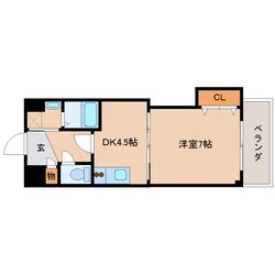 五位堂駅 徒歩5分 4階の物件間取画像